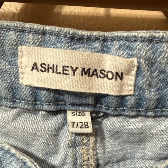 Ashley Mason Denim Straight Leg Jeans with Cargo Pockets - Picture 2 of 7